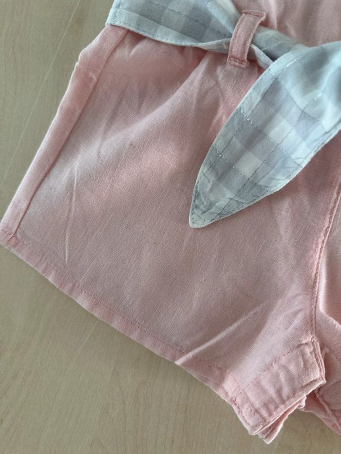 Combishort été fille gémo 12 mois 74 cm - photo numéro 3