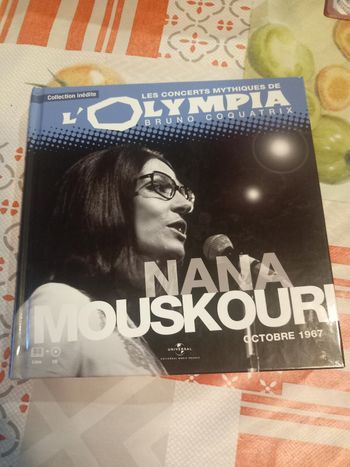CD + livre Nana Mouskouri à l'Olympia 1967