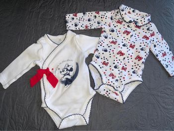 Lot de 2 body Orchestra Minnie naissance