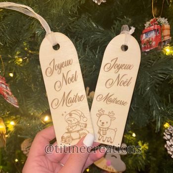 Marques pages en bois📚