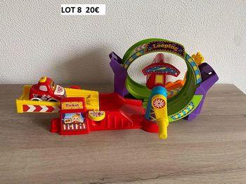 1er âge V-tech Tut Tut bolide circuit le looping + King le roi du looping