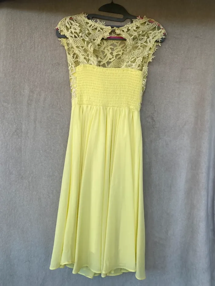 Robe cérémonie jaune - photo numéro 3
