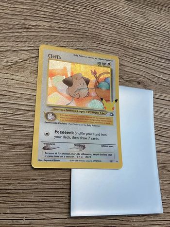 carte Pokémon 20/111 cleffa célébration 25ans anglais ANG