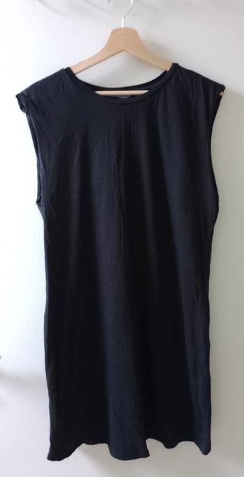 Terranova robe noire tunique fluide M