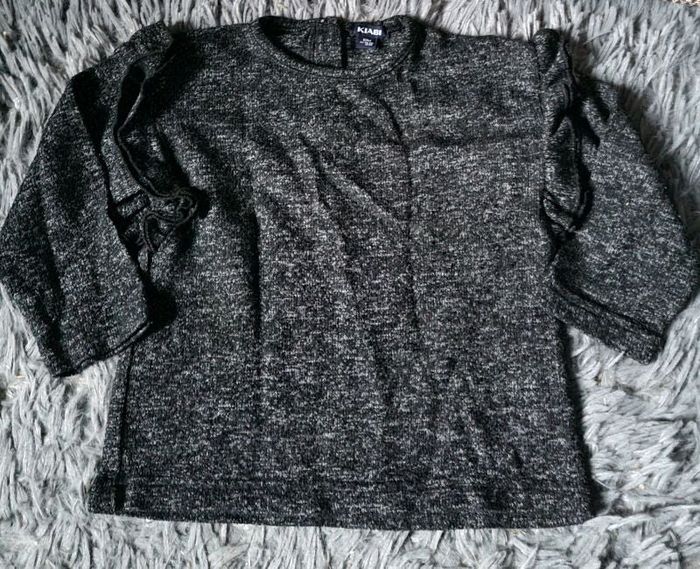 Pull chiné avec volants 12mois