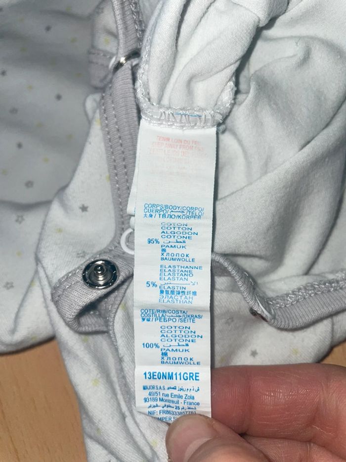 Pyjama léger Sergent Major 12 mois - photo numéro 5