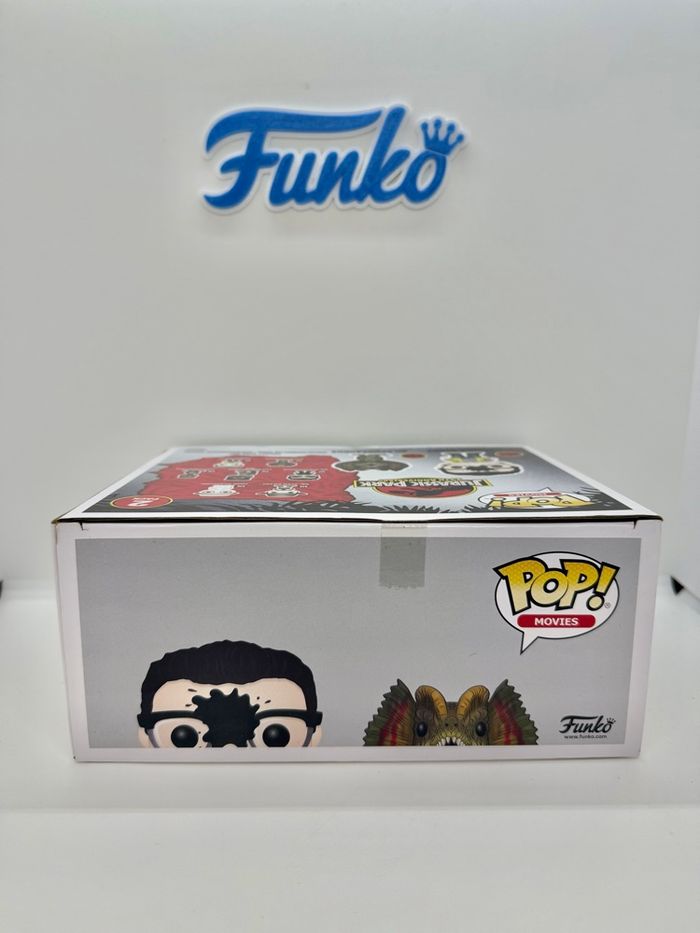 Funko Pop Jurassic Park Dennis Nedry & Dilophosaurus 2 Pack EE 🇺🇸 - photo numéro 7