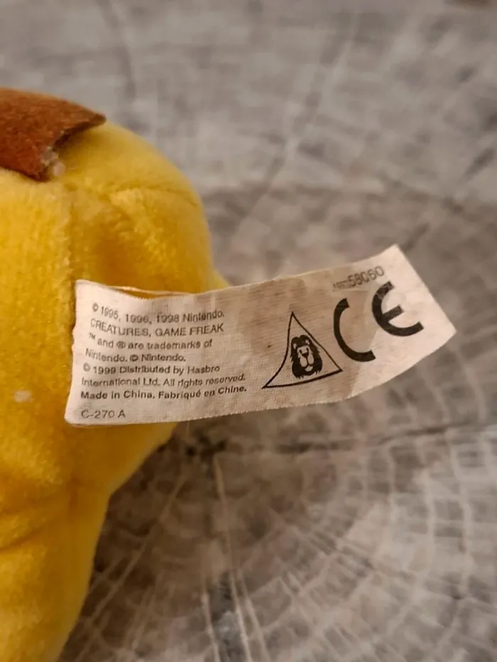 Peluches Pokémon Ronflex et Pikachu - 1999 - photo numéro 8