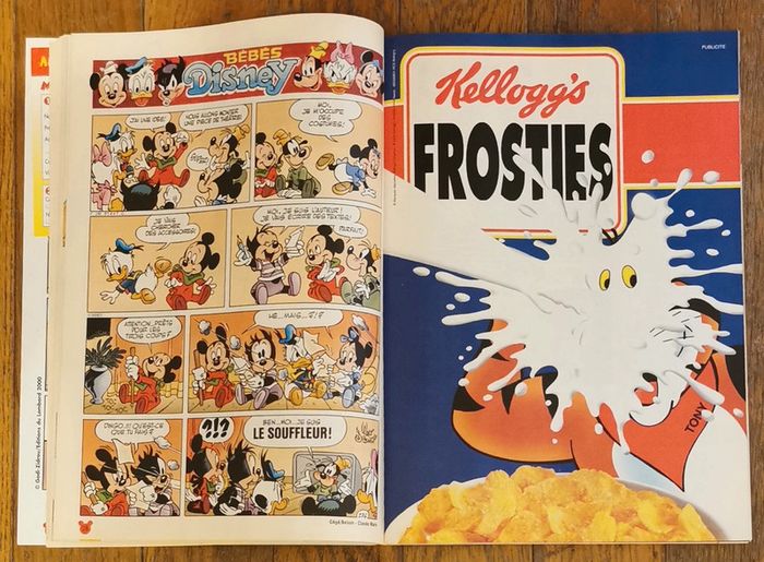 Ancien journal de mickey avec poster les Aristochats N°2488 année 2000 vintage - photo numéro 6