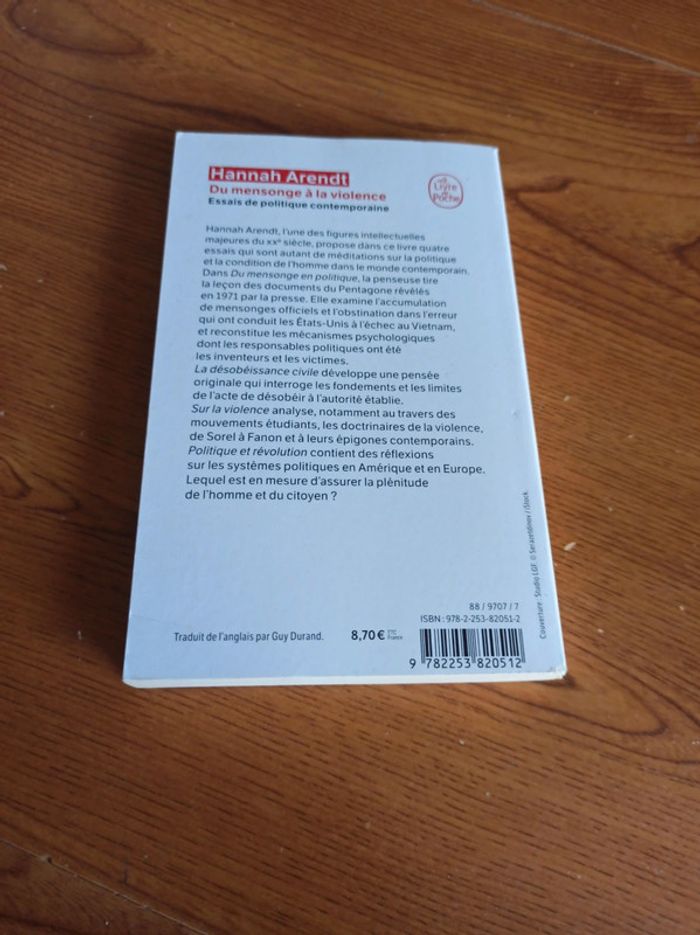 Livre du mensonge à la violence - photo numéro 2