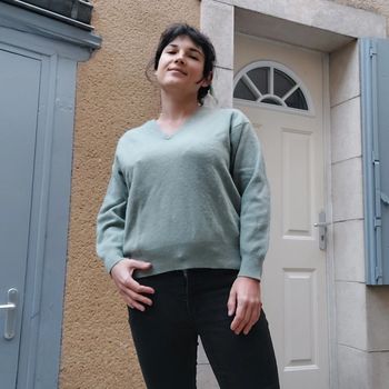 Magnifique pull taille M laine