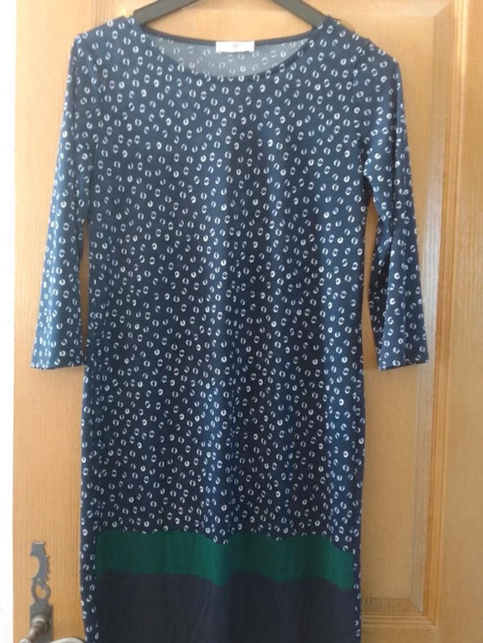 Robe manches 3/4 Cache cache taille 38