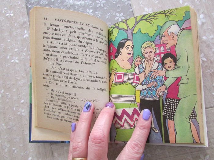Livre Fantômette et le brigand Bibliothèque rose Hachette - photo numéro 2
