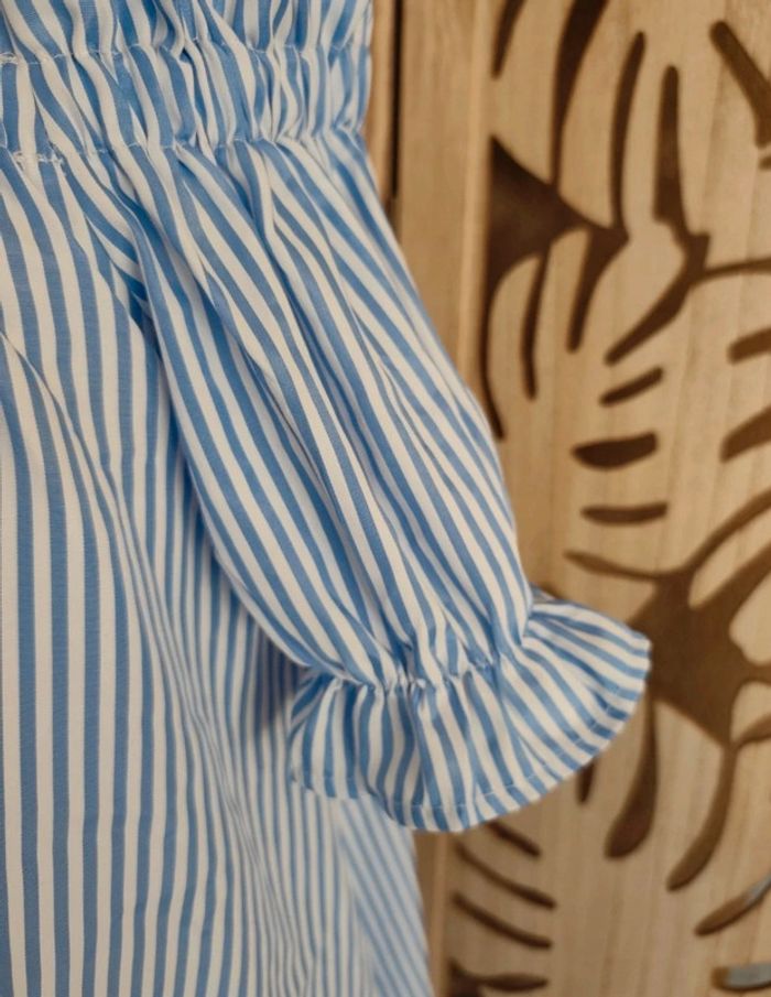 Robe mini à rayures Taille S - photo numéro 9