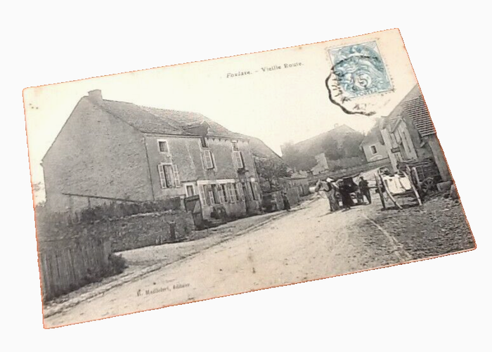 Carte postale ancienne Foulain (Haute-Marne) Vieille Route - photo numéro 3