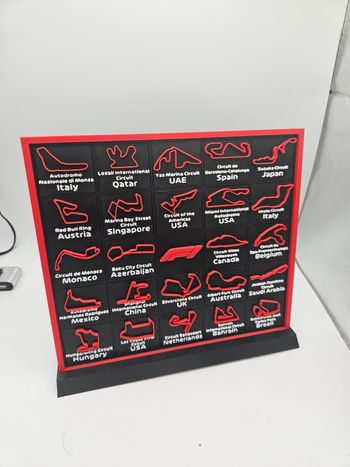 Panneau Circuit formule 1 f1