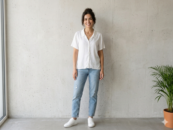 polo manches courtes fluide taille 40-42 - 3 Suisses