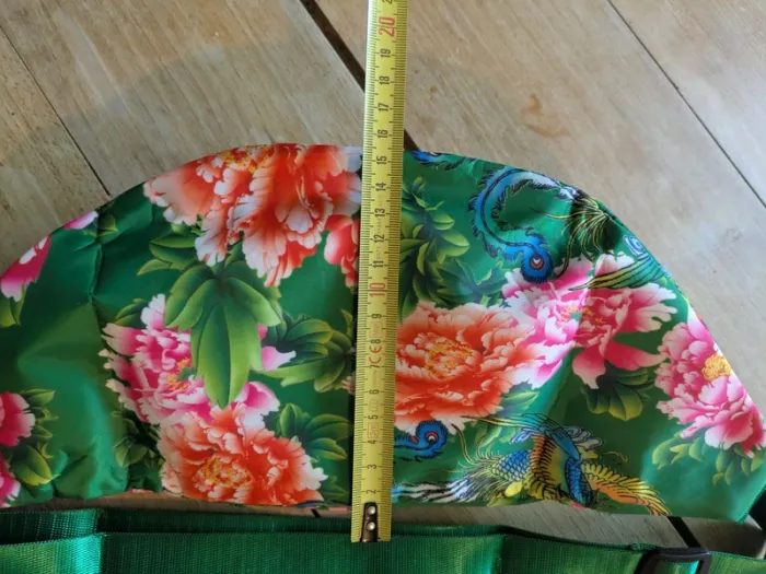 Sac banane fleuri vert – festival, voyage, sport, pratique, tendance - photo numéro 7