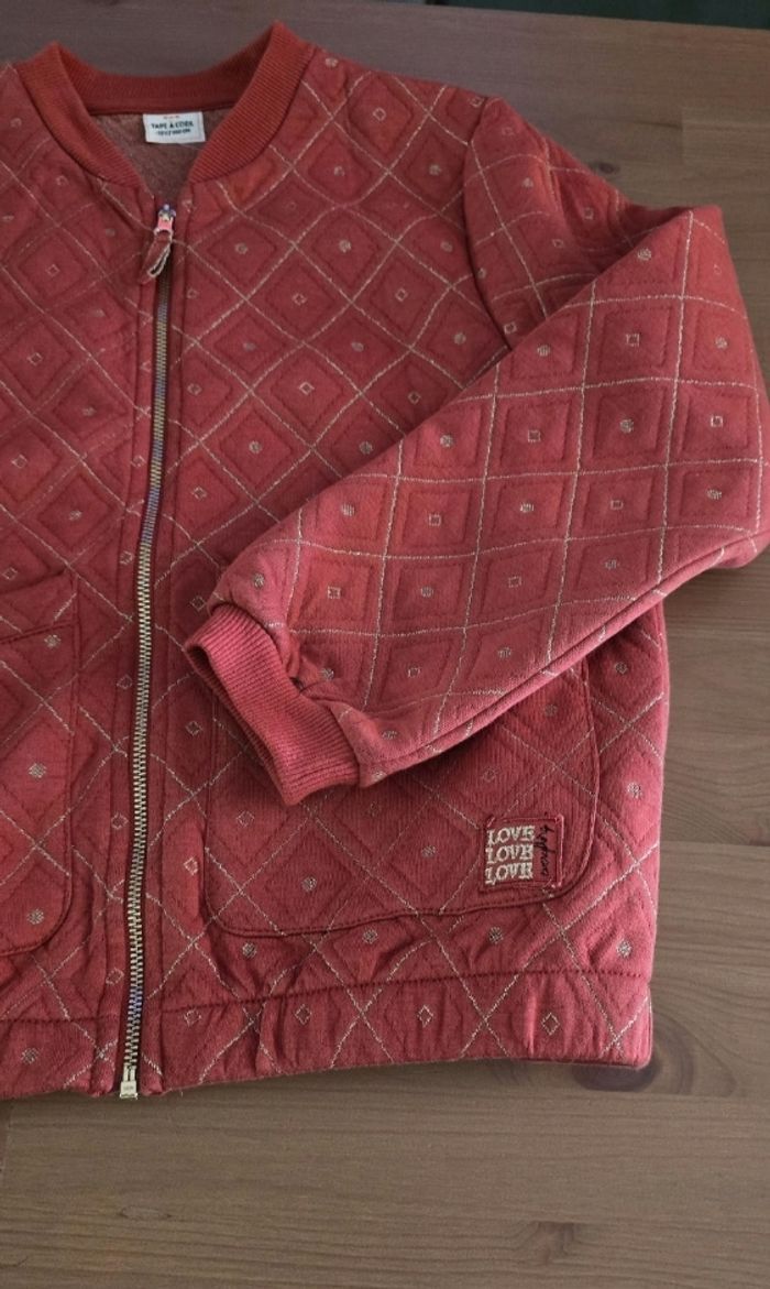 Neuve (non portée)🏷🩷😍🥰 veste /gilet zippée 10 ans fille 🤩🥰🩷 - photo numéro 2