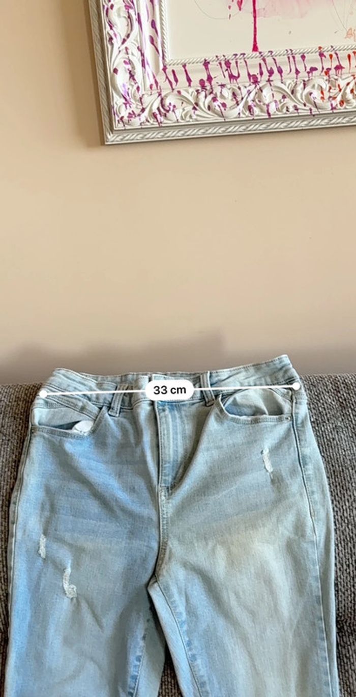Jean femme PROMOD bleu clair - photo numéro 9