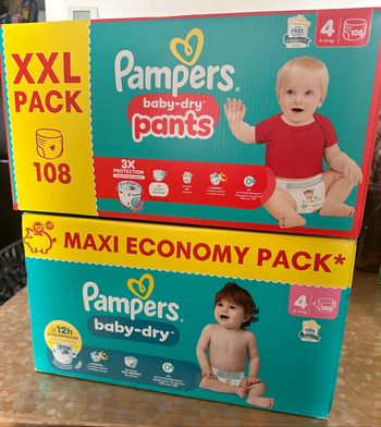 Couches bebe pampers