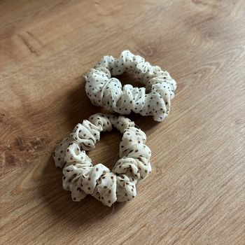 Lot 2 chouchous à pois