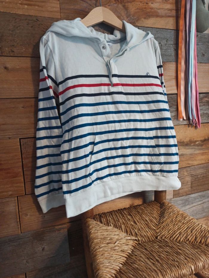 Sweat léger petit bateau 6/8 ans tbe - photo numéro 2