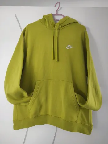 Sweat à capuche Nike vert anis taille M