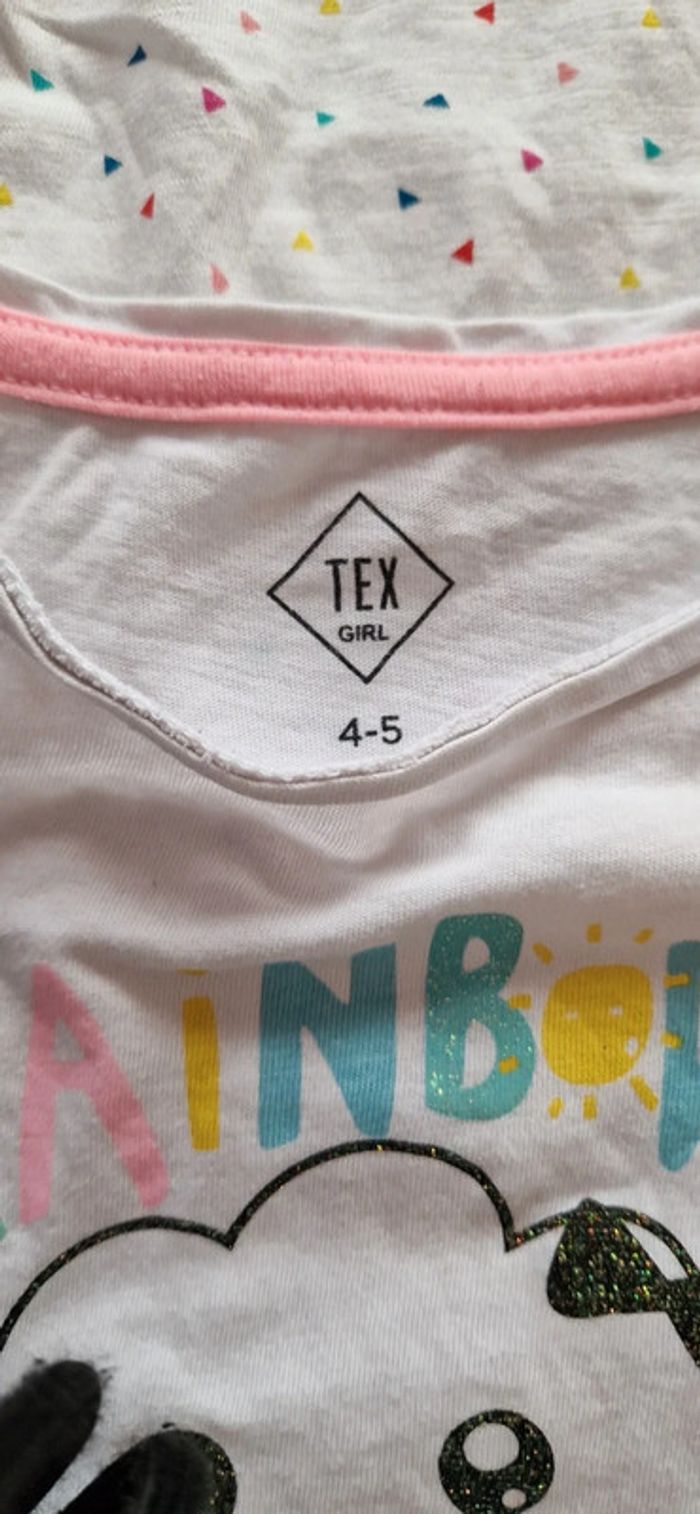 Lot de 3 t-shirts manches longues fille 4/5 ans - photo numéro 3