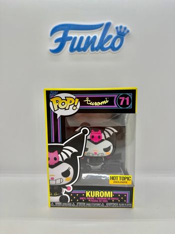 Funko Pop Kuromi 71 Black Light Hot Topic 🇺🇸