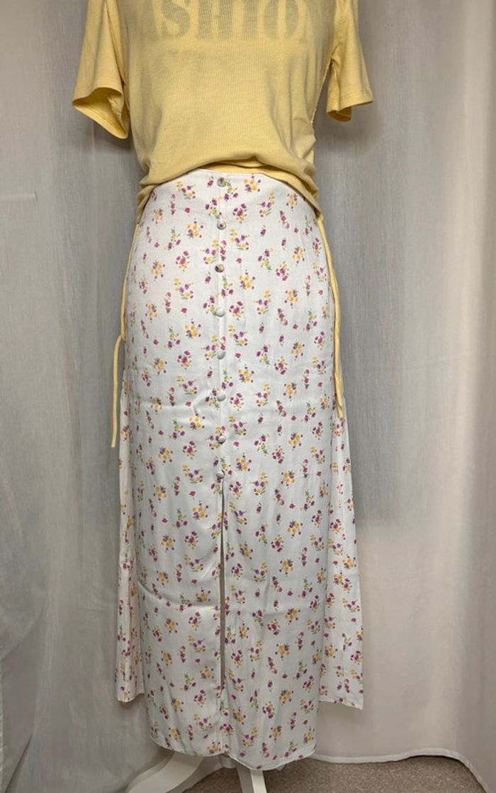 Jupe Saia rock Skirt falda Gonna Rok woman mujer dress été fleuri fluide vintage printemps fleurs