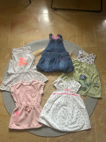 Lot de 5 robes 12 mois 