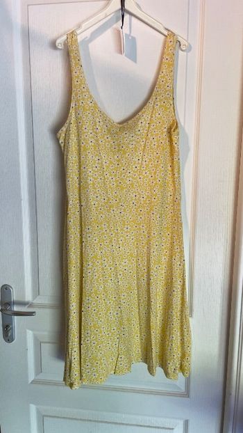 Robe jaune fleurs Kiabi M