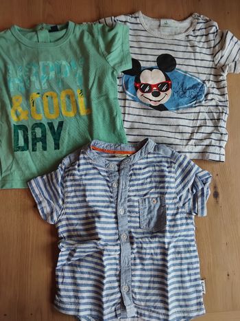 Lot t-shirt  18mois 