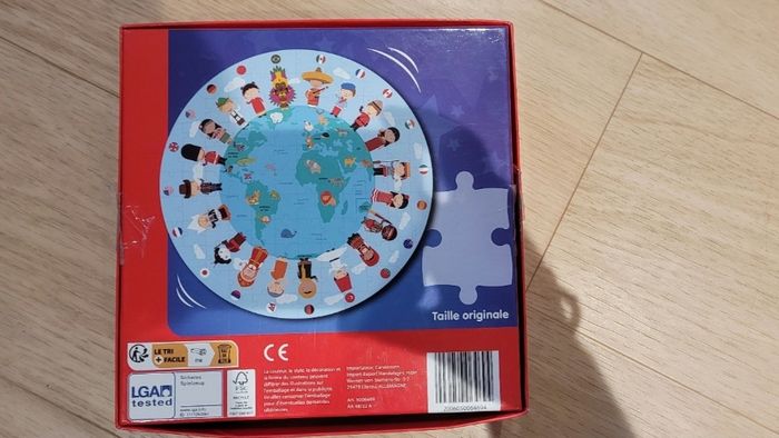 Puzzle rond 108 pièces sur les pays - photo numéro 4