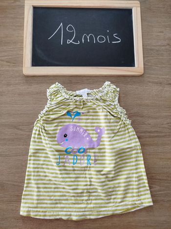 Débardeur fille taille 12mois