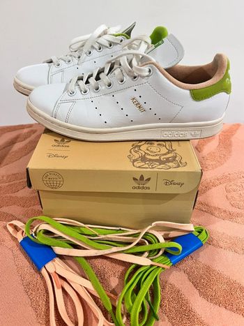 Basket adidas Stan smith édition limitée Disney : Kermit et Peggy pointure 38 2/3