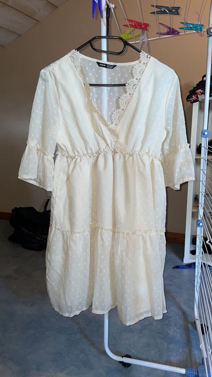 Robe manches 3/4