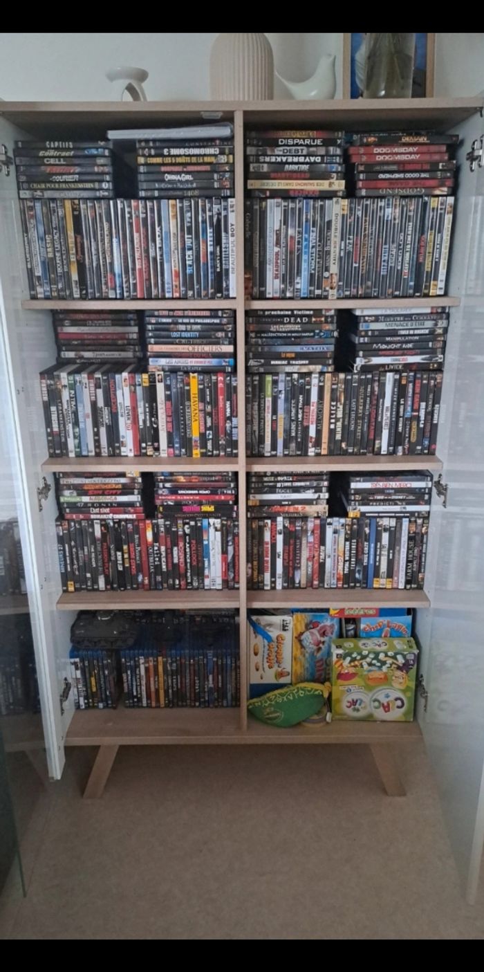 Collection de DVD et blu-ray