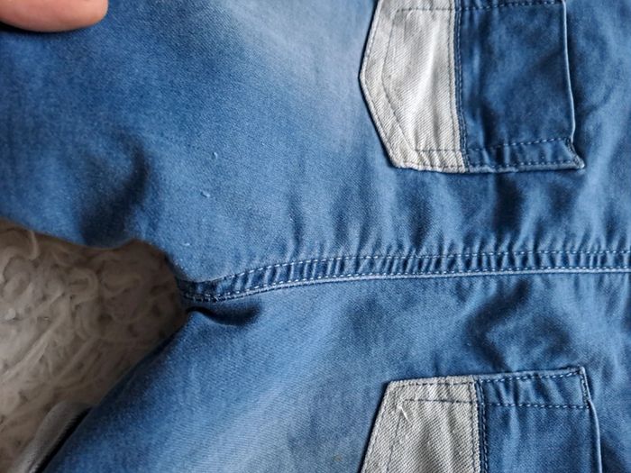 Salopette short en jean 36mois - photo numéro 4