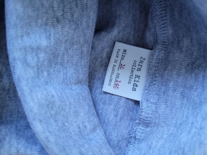 Sous-pull gris Zara 10 ans TBE - photo numéro 5