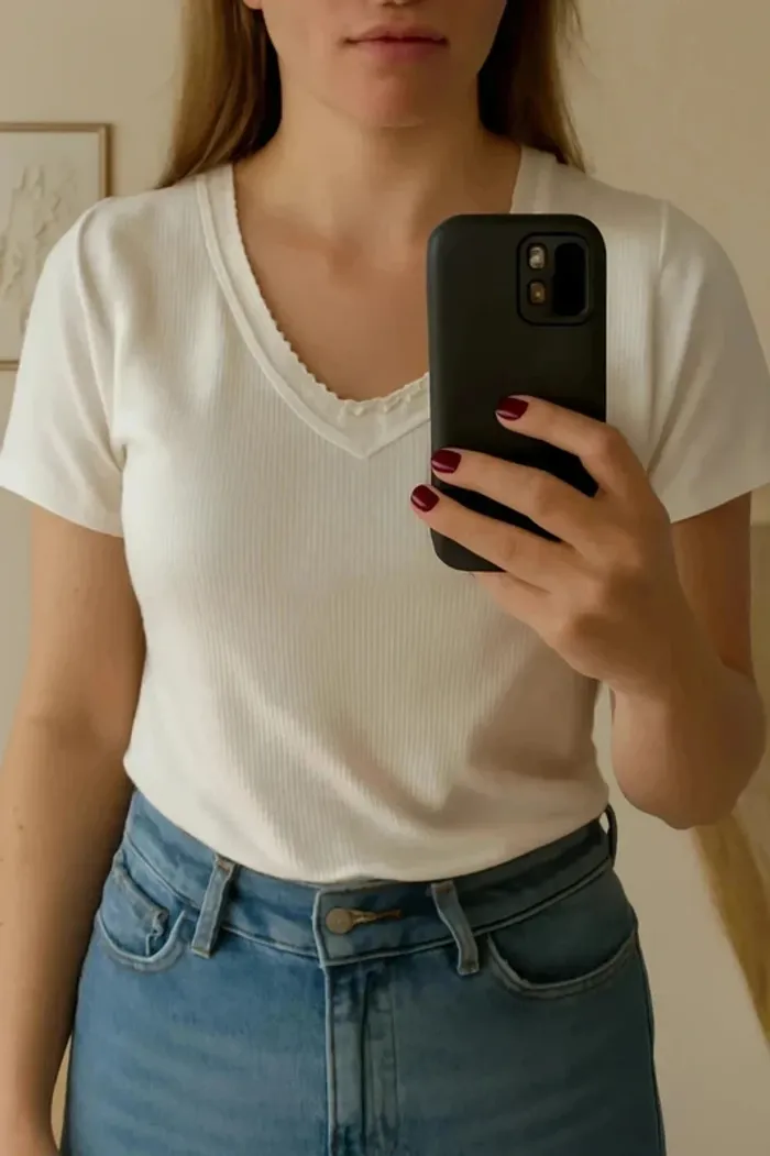 Tee shirt blanc - Taille S
