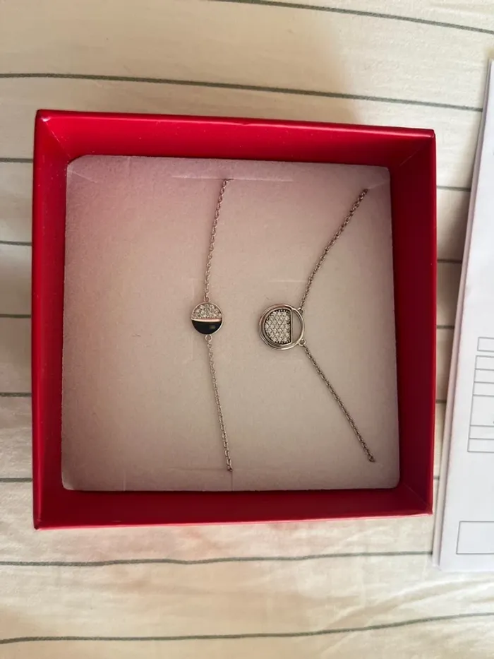 Collier + bracelet argent - Histoire d’or