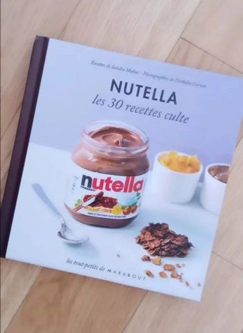 Livre recettes à base de Nutella