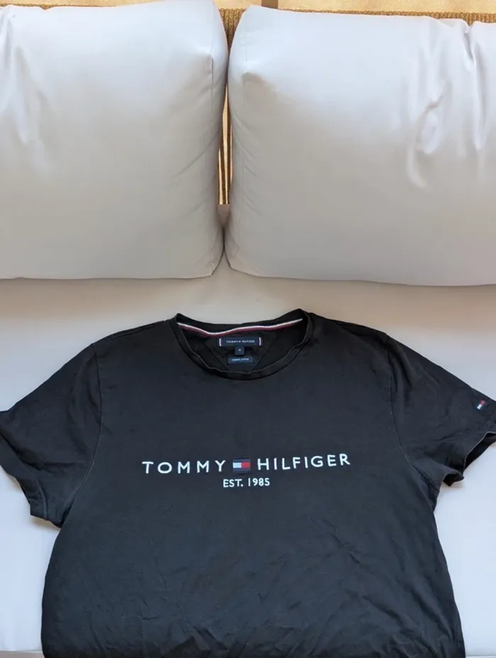 T-shirt Tommy Hilfiger Homme Taille M Logo brodé - photo numéro 2