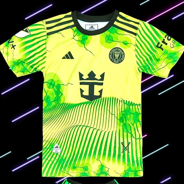 Ensemble maillot football Adidas Inter Miami Messi  taille 10 ans - photo numéro 2