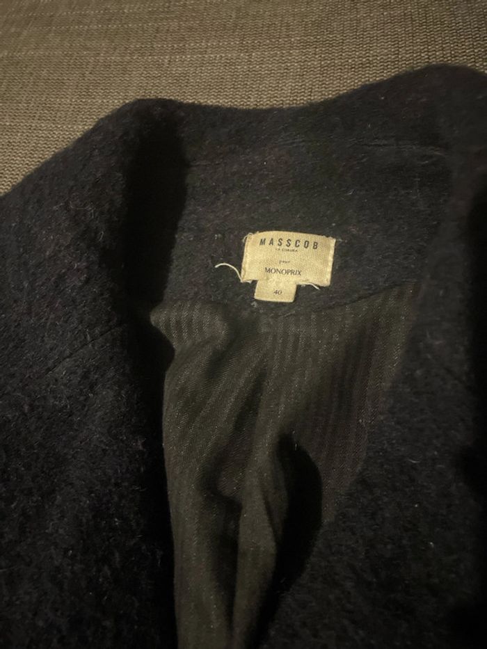 Manteau noir Masscob pour Monoprix 40 - photo numéro 4