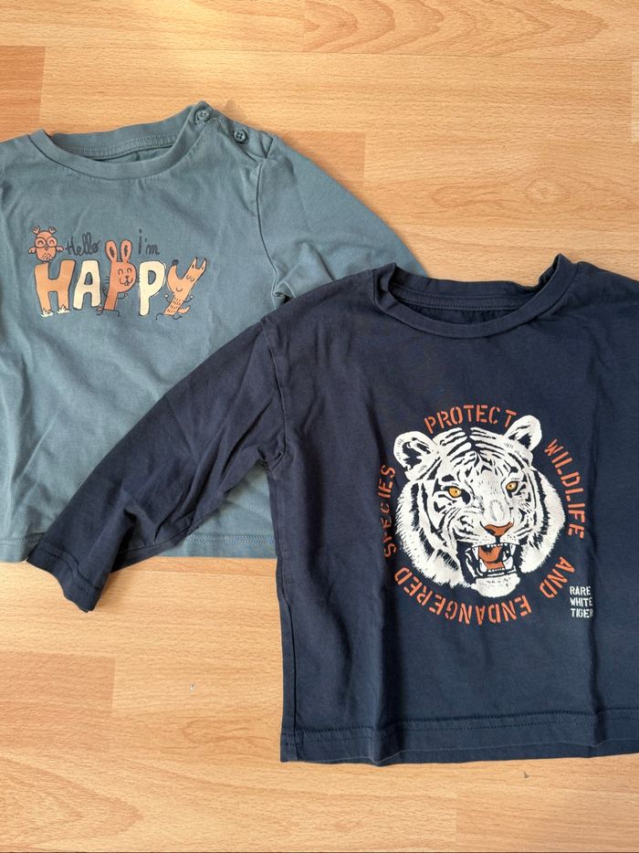 Lot 2 t-shirts garçon 2 ans - photo numéro 2