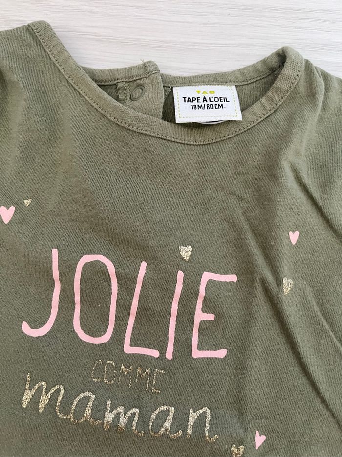 Lot 2 teeshirt Manche courte 18mois - photo numéro 5