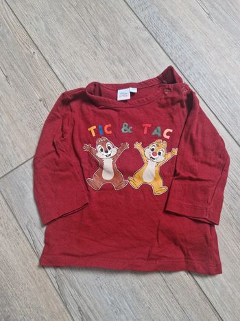 T shirt ML "tic et tac" 6 mois